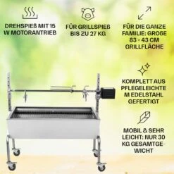 Sauenland Spanferkelgrill Mit Elektromotor Drehspieß -Wundervoller Gartenladen 10026798 de 0002 usp