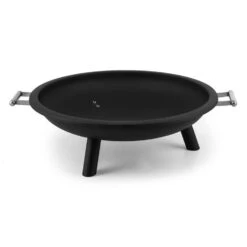Trino Feuerschale Feuerkorb Terrassenofen Ø 80 Cm Stahl Schwarz -Wundervoller Gartenladen 10028489 yy 0003 front 03 Blumfeldt Trino Feuerschale