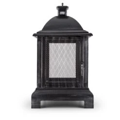 Loreo Feuerstelle Gartenkamin Feuerlaterne Gartenofen Stahl Brüniert -Wundervoller Gartenladen 10028584 yy 0003 front 03 Blumfeldt Loreo Gartenkamin Feuerstelle