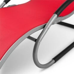 Sunwave Gartenliege Liegestuhl Schwingliege Relax Aluminium Rot -Wundervoller Gartenladen 10028707 yy 0007 detail 06 Blumfeldt Sunwave Gartenliege