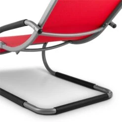 Sunwave Gartenliege Liegestuhl Schwingliege Relax Aluminium Rot -Wundervoller Gartenladen 10028707 yy 0008 detail 07 Blumfeldt Sunwave Gartenliege