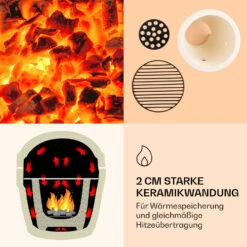 Princesize Kamado-Grill Keramikgrill Edelstahl-Grillrost Smoker BBQ -Wundervoller Gartenladen 10029124 de 0004 logo