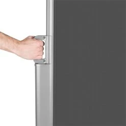 Bari Doppio 616 Doppel-Seitenmarkise 6x1,6m Aluminium Anthrazit 14 Bari Doppio 616 Doppel-Seitenmarkise 6x1,6m Aluminium Anthrazit -Wundervoller Gartenladen 10029125 yy 0005 detail Blumfeldt Bari Doppio Doppelseitenmarkise 6x160cm