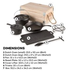 Hotrod Masterplan Dutch Oven Set 7-teilig BBQ Topfset Gusseisen 17 Hotrod Masterplan Dutch Oven Set 7-teilig BBQ Topfset Gusseisen -Wundervoller Gartenladen 10029164 yy 0008 logo