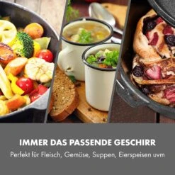 Hotrod 45 Dutch Oven BBQ-Topf 4,5 Qt / 4 Liter Gusseisen Schwarz 12 Hotrod 45 Dutch Oven BBQ-Topf 4,5 Qt / 4 Liter Gusseisen Schwarz -Wundervoller Gartenladen 10029165 de 0003 logo