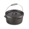 Hotrod 45 Dutch Oven BBQ-Topf 4,5 Qt / 4 Liter Gusseisen Schwarz