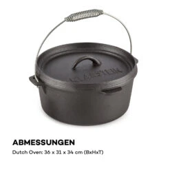 Hotrod 85 Dutch Oven BBQ-Topf 9 Qt / 8,5 Liter Gusseisen Schwarz 16 Hotrod 85 Dutch Oven BBQ-Topf 9 Qt / 8,5 Liter Gusseisen Schwarz -Wundervoller Gartenladen 10029167 de 0007 logo