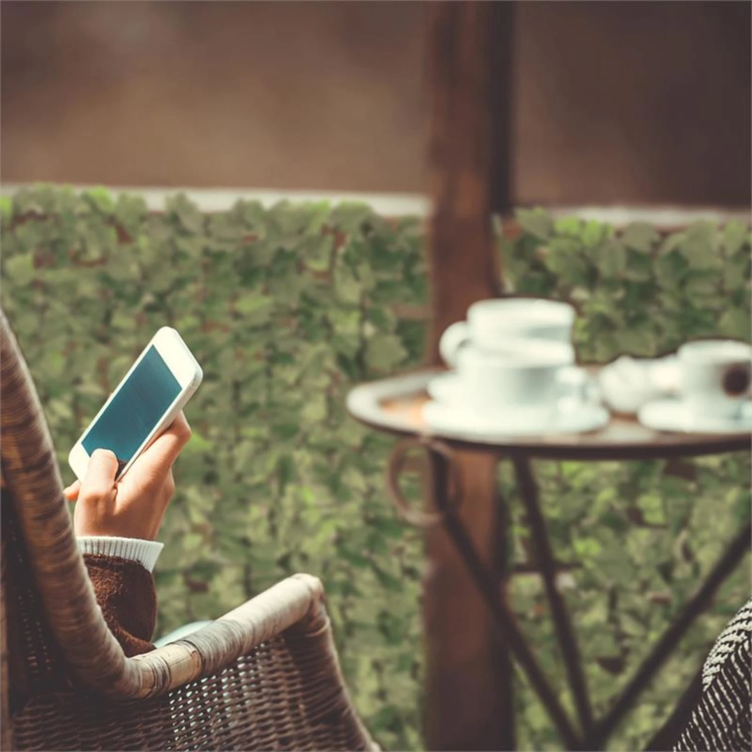 Fency Bright Ivy Sichtschutzzaun Windschutz 300x150 Cm Efeu Hellgrün 6 Fency Bright Ivy Sichtschutzzaun Windschutz 300x150 Cm Efeu Hellgrün – Bild 4