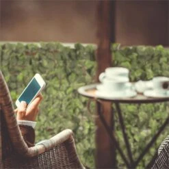 Fency Bright Leaf Sichtschutzzaun Windschutz 300x150 Cm Buche Hellgrün -Wundervoller Gartenladen 10029247 yy 0004 ambient Blumfeldt Fency Bright Leaf Sichtschutz