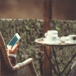 Fency Dark Leaf Sichtschutzzaun Windschutz 300x100 Cm Dunkelgrün Mix -Wundervoller Gartenladen 10029248 yy 0004 ambient Blumfeldt Fency Dark Leaf Sichtschutz