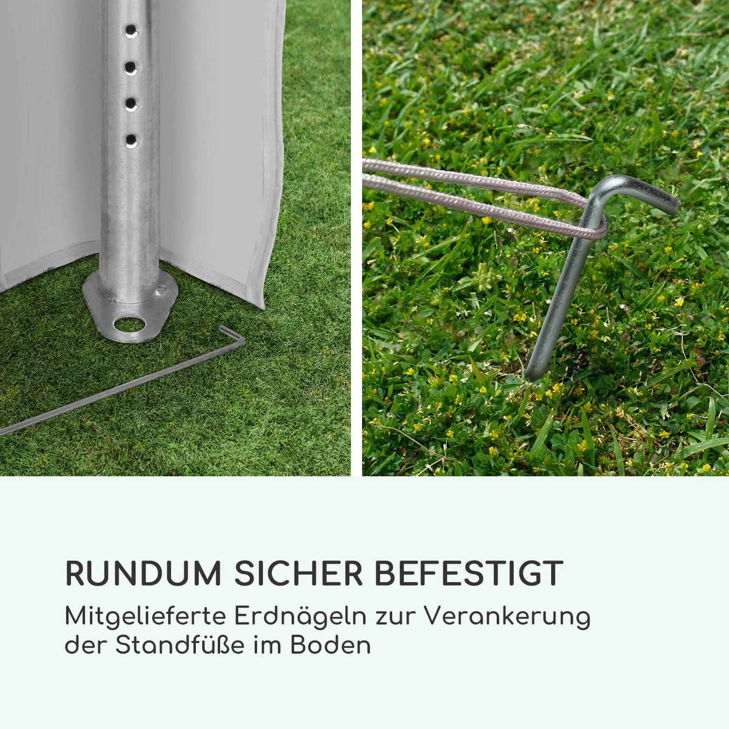 Sommerfest 4x6m 500 G/m² Partyzelt Festzelt PVC Wasserdicht Verzinkt 11 Sommerfest 4x6m 500 G/m² Partyzelt Festzelt PVC Wasserdicht Verzinkt – Bild 9