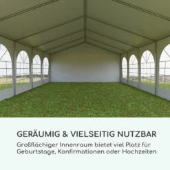 Sommerfest 5x10m 500 G/m² Partyzelt Festzelt PVC Wasserdicht Verzinkt -Wundervoller Gartenladen 10029441 de 0003 logo