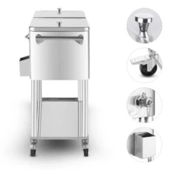 Springbreak 2000 Getränkewagen Terrassenkühlwagen 80l Edelstahl 8 Springbreak 2000 Getränkewagen Terrassenkühlwagen 80l Edelstahl -Wundervoller Gartenladen 10029647 yy 0003 logo