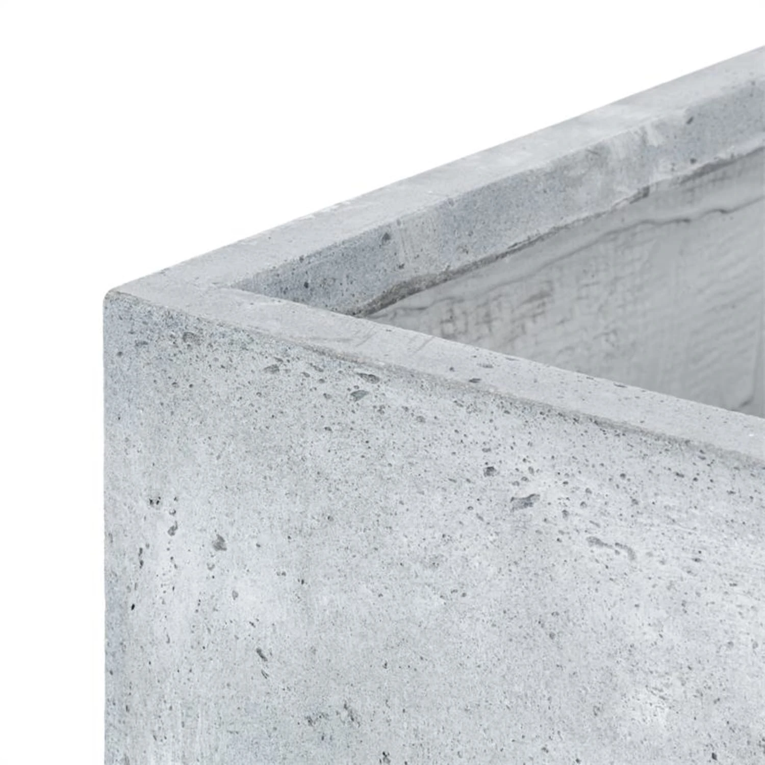 Solidflor Pflanzkübel Pflanzgefäß 79,5x38x38 Cm Fiberton Grau 5 Solidflor Pflanzkübel Pflanzgefäß 79,5x38x38 Cm Fiberton Grau – Bild 3