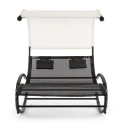 Suncruise Schaukelliege Gartenliege Sonnendach Polyester Stahl -Wundervoller Gartenladen 10029845 yy 0004 detail Blumfeldt Suncruise Schaukelliege