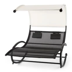 Suncruise Schaukelliege Gartenliege Sonnendach Polyester Stahl -Wundervoller Gartenladen 10029845 yy 0005 titel Blumfeldt Suncruise Schaukelliege reedit