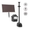 Wasserwerk 250 Wasserpumpe Solar Springbrunnen 250 L/h LED Akku 1 Wasserwerk 250 Wasserpumpe Solar Springbrunnen 250 L/h LED Akku -Wundervoller Gartenladen 10029901 yy 0001 logo Blumfeldt Wasserwerk 250 Solar Springbrunnen LED