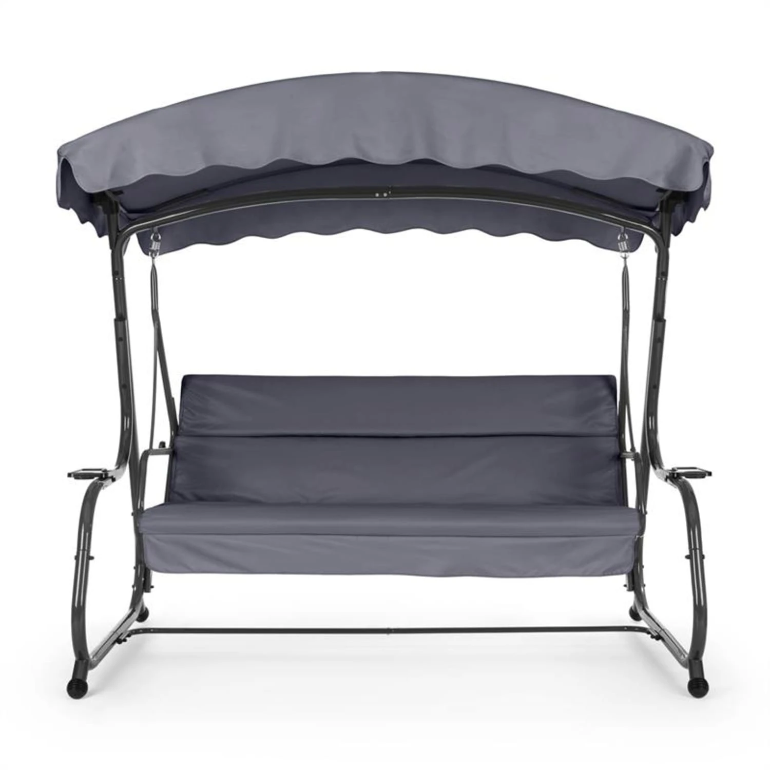 High Society Hollywoodschaukel Gartenschaukel 220 Cm Grau 5 High Society Hollywoodschaukel Gartenschaukel 220 Cm Grau – Bild 3