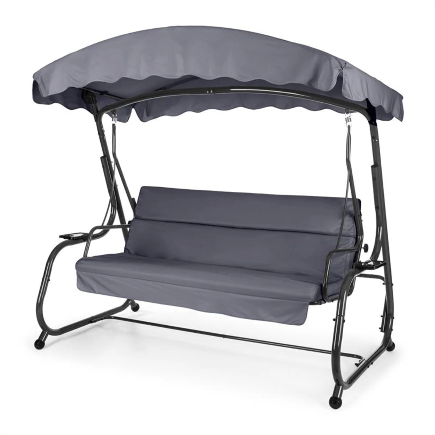 High Society Hollywoodschaukel Gartenschaukel 220 Cm Grau 9 High Society Hollywoodschaukel Gartenschaukel 220 Cm Grau – Bild 7