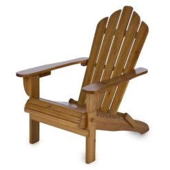 Vermont Gartenstuhl Adirondack-Stil Tannenholz 73x88x94 Klappbar Braun -Wundervoller Gartenladen 10031006 yy 0007 front Blumfeldt Vermont Gartenstuhl braun