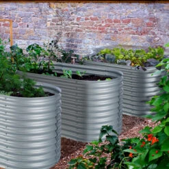 High Grow Hochbeet Gartenbeet 1,6m Zink-Alu-Beschichtung Silber -Wundervoller Gartenladen 10031113 uk 0003 logo