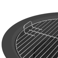 Mithras Feuerschale Ø75cm Funkenschutz Ø60cm Grillrost Gusseisen Stahl -Wundervoller Gartenladen 10031450 uk 0006 detail Blumfeldt Mithras Feuerschale