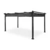 Pantheon 3x4 Pergola Vordach 3x4m Aluminium Sonnendach Polyester Grau 2 Pantheon 3x4 Pergola Vordach 3x4m Aluminium Sonnendach Polyester Grau -Wundervoller Gartenladen 10031883 yy 0001 titel