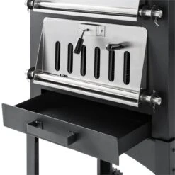 Pizzaiolo Perfetto Pizzaofen 30,5x30,5cm Echtstein 1,2mm Stahl Mobil -Wundervoller Gartenladen 10032130 yy 0005 detail pizzaiolo perfet pizzaofen