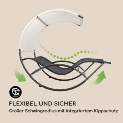 The Big Easy Schwingliege Schwarz, Wetterfest 350kg Max. UV- Schutz 13 The Big Easy Schwingliege Schwarz, Wetterfest 350kg Max. UV- Schutz -Wundervoller Gartenladen 10032240 de 0003 logo