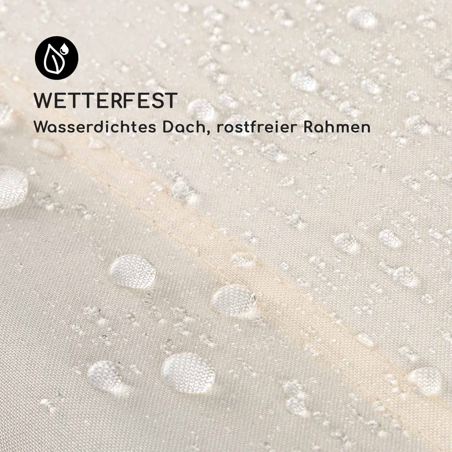 The Big Easy Schwingliege Schwarz, Wetterfest 350kg Max. UV- Schutz 8 The Big Easy Schwingliege Schwarz, Wetterfest 350kg Max. UV- Schutz – Bild 6