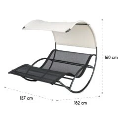 The Big Easy Schwingliege Schwarz, Wetterfest 350kg Max. UV- Schutz 19 The Big Easy Schwingliege Schwarz, Wetterfest 350kg Max. UV- Schutz -Wundervoller Gartenladen 10032240 yy 0009 logo