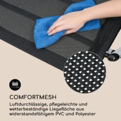 The Big Easy Schwingliege Silber, Wetterfest 350 Kg Max. UV- Schutz -Wundervoller Gartenladen 10032241 de 0004 logo