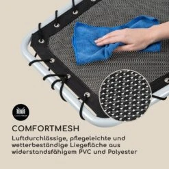 The Chiller Schwingliege 77x85x173cm 360 Comfort ComfortMesh Schwarz -Wundervoller Gartenladen 10032242 de 0006 logo