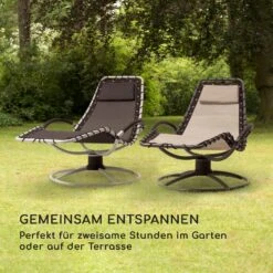 The Chiller Schwingliege 77x85x173cm 360 Comfort ComfortMesh Schwarz -Wundervoller Gartenladen 10032242 de 0008 logo