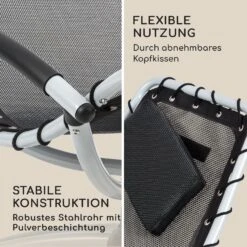 The Chiller Schwingliege 77x85x173cm 360 Comfort ComfortMesh Schwarz -Wundervoller Gartenladen 10032242 de 0009 logo