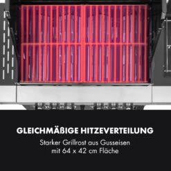 Tomahawk 4.2 SBG Gasgrill 6 Brenner 20,7 KW 64x42cm Grill Edelstahl -Wundervoller Gartenladen 10032308 de 0007 logo