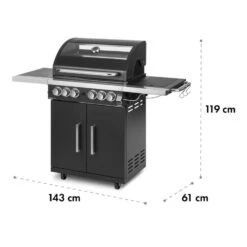 Tomahawk 4.2 SBG Gasgrill 6 Brenner 20,7 KW 64x42cm Grill Edelstahl -Wundervoller Gartenladen 10032308 yy 0012 logo Klarstein Tomahawk SBG Gasgrill Edelstahl