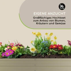 High Grow Straight Hochbeet 180x60x90cm 970l Stahl Verzinkt Silber -Wundervoller Gartenladen 10032316 de 0006 logo