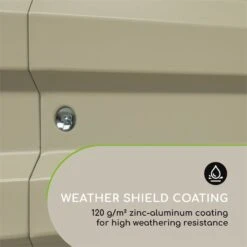 High Grow Straight Hochbeet 180x60x90cm 970l Stahl Verzinkt Beige -Wundervoller Gartenladen 10032317 yy 0007 logo Blumfeldt High Grow Straight Hochbeet 180x60x90cm