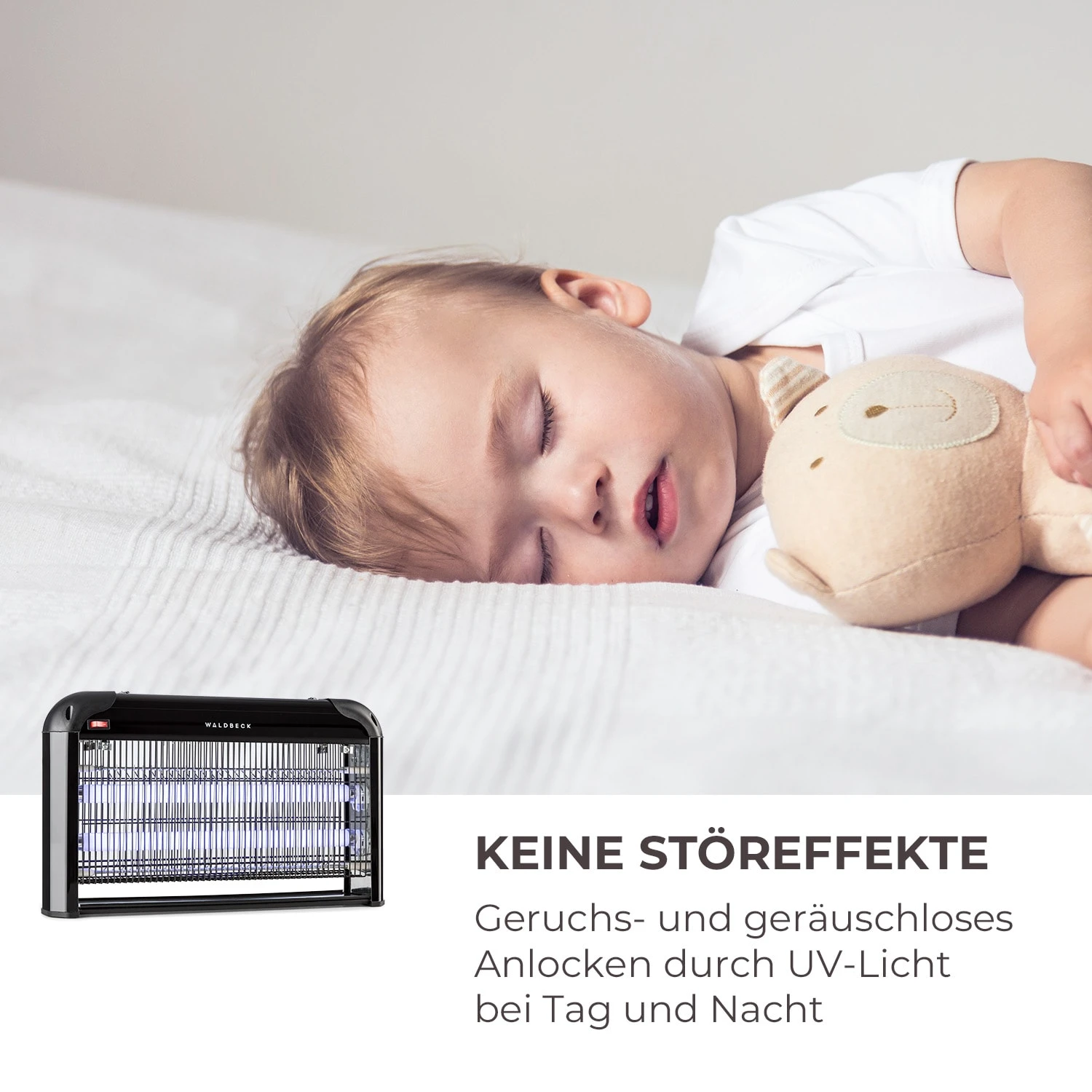 Mosquito Ex 5000 Insektenvernichter 38W UV-Licht 150m² Schwarz 4 Mosquito Ex 5000 Insektenvernichter 38W UV-Licht 150m² Schwarz – Bild 2