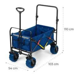 Easy Rider Bollerwagen Bis 70kg Teleskopstange Zusammenklappbar Blau 23 Easy Rider Bollerwagen Bis 70kg Teleskopstange Zusammenklappbar Blau -Wundervoller Gartenladen 10032542 yy 0011 logo Waldbeck Easy Rider Bollerwagen blau