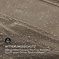 Senator Lounge Gartenliege 188x208x205cm Sonnendach Polyester Stahl 16 Senator Lounge Gartenliege 188x208x205cm Sonnendach Polyester Stahl -Wundervoller Gartenladen 10032569 de 0006 logo