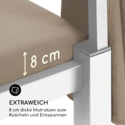 Senator Lounge Gartenliege 188x208x205cm Sonnendach Polyester Stahl 18 Senator Lounge Gartenliege 188x208x205cm Sonnendach Polyester Stahl -Wundervoller Gartenladen 10032569 de 0008 logo