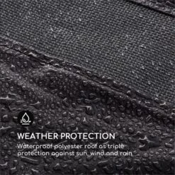 Senator Ersatzdach Sonnenschutz Polyester Wasserdicht Grau 8 Senator Ersatzdach Sonnenschutz Polyester Wasserdicht Grau -Wundervoller Gartenladen 10032571 yy 0003 logo Blumfeldt Senator Ersatzdach grau