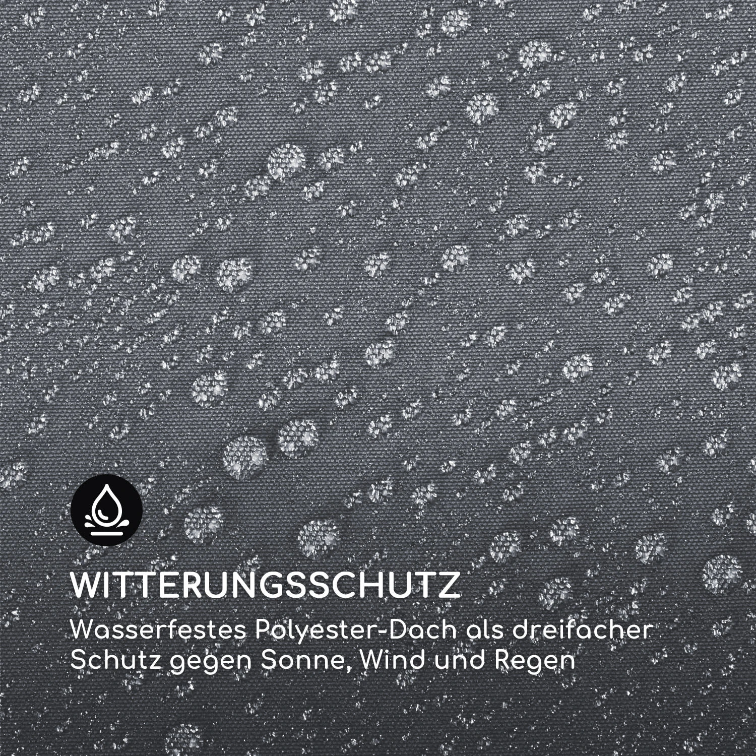 Pantheon Roof 3x4m Ersatzdach | Zubehör | 180 G/m² Polyester | Grau 5 Pantheon Roof 3x4m Ersatzdach | Zubehör | 180 G/m² Polyester | Grau – Bild 3
