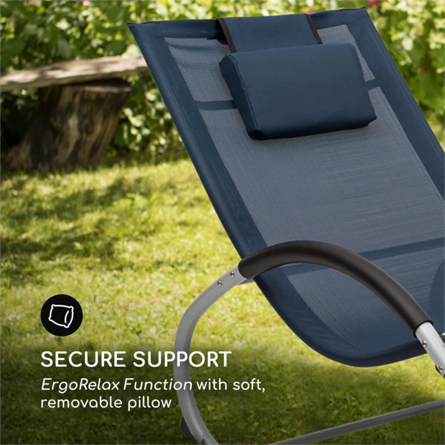 Westwood Rocking Chair Schaukelliege Ergonomisch Aluminium Dunkelblau 8 Westwood Rocking Chair Schaukelliege Ergonomisch Aluminium Dunkelblau – Bild 6