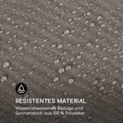 Eremitage Double Sunbed 2 Pers Stahl-Rahmen Sonnendach Vorhänge Taupe 20 Eremitage Double Sunbed 2 Pers Stahl-Rahmen Sonnendach Vorhänge Taupe -Wundervoller Gartenladen 10033316 de 0009 logo