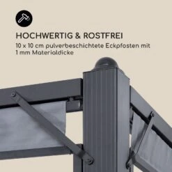 Pantheon Cortina Pavillon Mit Dach 3x4m 4 Seitenteile Grau -Wundervoller Gartenladen 10033319 de 0007 logo