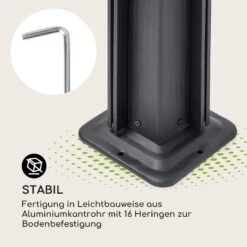 Pantheon Cortina Pavillon Mit Dach 3x6m 4 Seitenteile Beige -Wundervoller Gartenladen 10033320 de 0006 logo