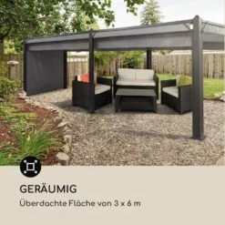 Pantheon Cortina Pavillon Mit Dach 3x6m 4 Seitenteile Grau -Wundervoller Gartenladen 10033321 de 0004 logo